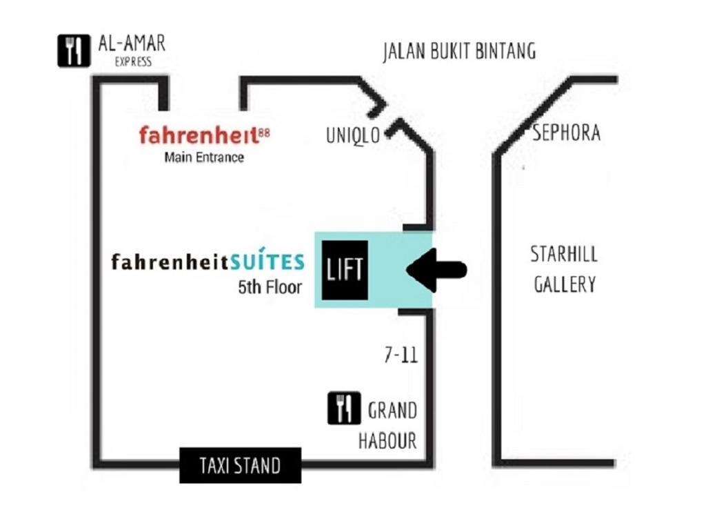 Fahrenheit Suites Bukit Bintang, Kuala Lumpur Eksteriør bilde